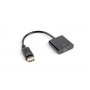 LANBERG ADAPTER DISPLAYPORT(M)--HDMI(F) 10CM