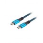 Lanberg CA-CMCM-45CU-0005-BK USB cable USB4 Gen 2x2 0.5 m USB C Black, Blue