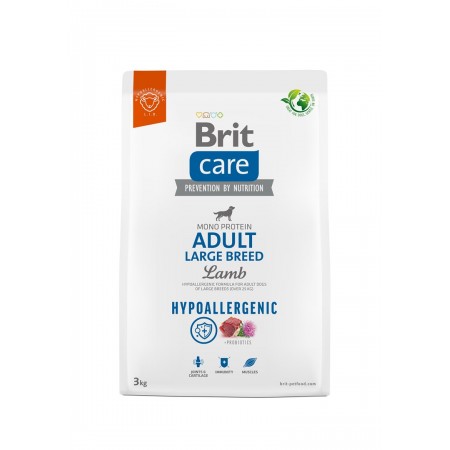 BRIT Care Hypoallergenic Adult Large Breed Lamb - dry dog food - 3 kg