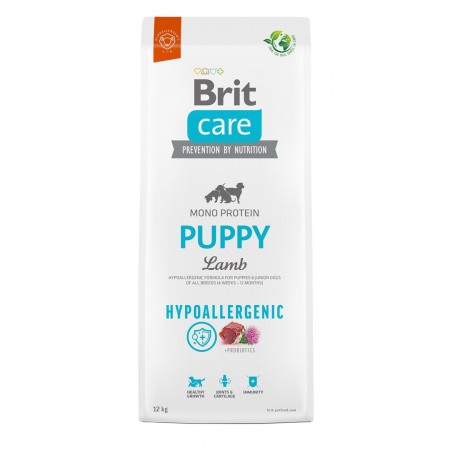 BRIT Care Hypoallergenic Puppy Lamb  - dry dog food - 12 kg