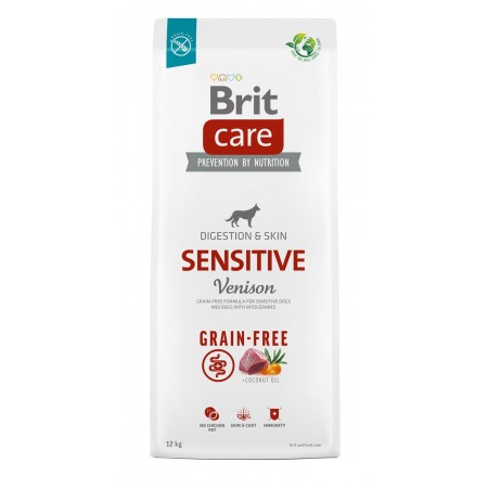 BRIT Care Sensitive Venison - dry dog food - 12 kg