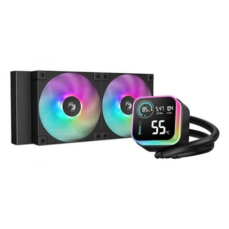 DeepCool LQ240 Processador Kit de arrefecimento líquido 12 cm Preto 1 unidade(s)