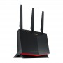 ASUS RT-AX86U Pro router sem fios Gigabit Ethernet Dual-band (2,4 GHz   5 GHz) Preto