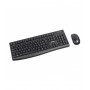 Vultech KM-821W teclado Rato incluído Escritório RF Wireless QWERTY Italiano Preto