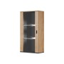 Cama hanging display cabinet SOHO lefkas oak/black