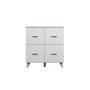 Cama sideboard LOTTA 110 4D white + sonoma oak