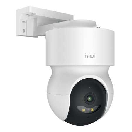 Câmera Isiwi REDI ON 2K PT para ambientes externos com LED IR e áudio bidirecional SHOWCOLOR Cartão SD IP65 autônomo ISW-PT3MP