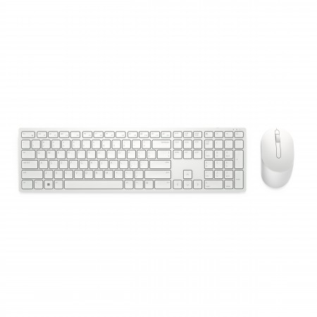 DELL KM5221W-WH teclado Rato incluído Escritório RF Wireless QWERTY Estados Unidos (Internacional) Branco