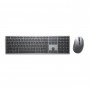 DELL KM7321W teclado Rato incluído Escritório RF Wireless + Bluetooth QWERTY Estados Unidos (Internacional) Cinzento, Titânio