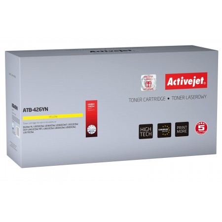 Activejet ATB-426YN toner (replacement for Brother TN-426Y- Supreme- 6500 pages- yellow)