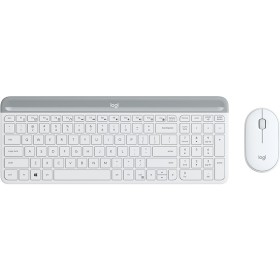 Logitech 920-009205 teclado Rato incluído Universal RF Wireless QWERTY Estados Unidos (Internacional) Branco