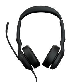 Jabra Evolve2 50 Auscultadores Com fios Fita de cabeça Escritório Call center USB Type-A Bluetooth Preto