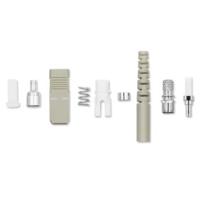 Qoltec SC fiber connectors | Multimode | 2.0mm | Mounting set | 200pcs.