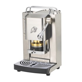 Máquina de café Mini Deluxe aço inoxidavél - prateado
