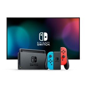 Nintendo Switch consola de jogos portáteis 15,8 cm (6.2") 32 GB Ecrã táctil Wi-Fi Azul, Cinzento, Vermelho