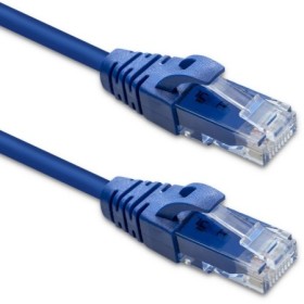 Qoltec Cable Patchcord UTP | CAT6 | 2 x RJ-45 | 1m | High speed | Gold