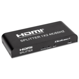 Qoltec Active HDMI Splitter 2 x HDMI 4K x 2K | 6Gb/s | 60Hz | High stability