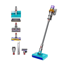 Dyson Vacuum Cleaner V15s Detect Dry and Wet Submarine - Nickel-Satin Yellow
