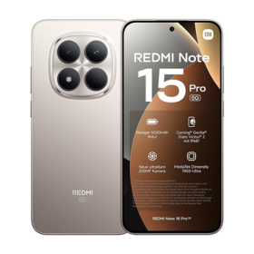 Xiaomi Redmi Note 15 Pro 5G Dual Sim 8GB RAM 512GB - Titanium