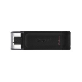 Kingston Technology DataTraveler 70 unidade de memória USB 64 GB USB Type-C 3.2 Gen 1 (3.1 Gen 1) Preto