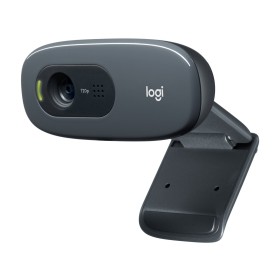 Logitech C270 HD webcam 3 MP 1280 x 720 pixels USB Cinzento, Cinzento Escuro