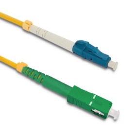 Qoltec Patchcord fiber optic LC/UPC - SC/APC | Singlemode | 9/125 | G652D | Simplex | 2m