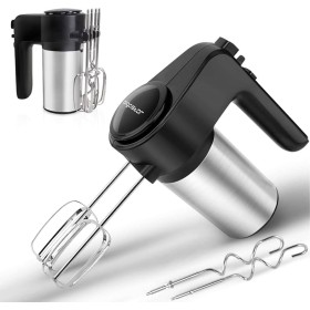 Misturador de aço inoxidável de 6 velocidades 300 W