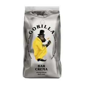 Gorilla Espresso Bar Crema 1kg Coffee Beans Silver