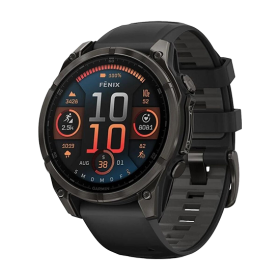 Watch Garmin Fenix 8 GPS 47mm Silicon Black Band - Black