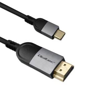 Qoltec Adapter Cable USB-C to HDMI high speed 4K | 60Hz | 32AWG | 2m