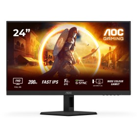 AOC G4 24G4HRE monitor de ecrã 60,5 cm (23.8") 1920 x 1080 pixels Full HD LED Preto, Vermelho
