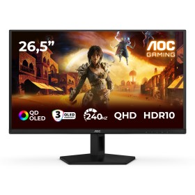 AOC G4 Q27G41ZDF monitor de ecrã 67,3 cm (26.5") 2560 x 1440 pixels Quad HD QD-OLED Preto, Vermelho