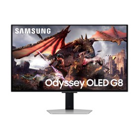 Samsung G80SD monitor de ecrã 81,3 cm (32") 3840 x 2160 pixels 4K Ultra HD OLED Prateado