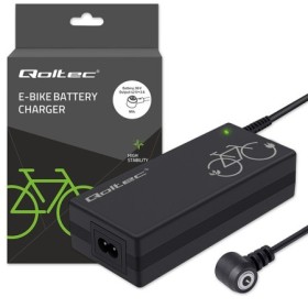 Qoltec Fast Charger for e-bike 36V | 42V | 2A | Mi4 Magnetic TIP +power cable