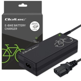Qoltec Fast Charger for e-bike 36V | 42V | 2A | C14-IEC-3Pin +power cable