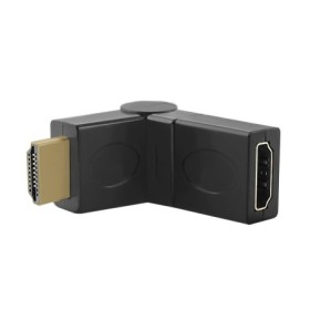 Qoltec HDMI adapter A male | HDMI A female | angle | rotation