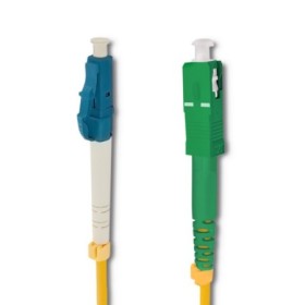 Qoltec Patchcord fiber optic LC/UPC - SC/APC | Singlemode | 9/125 | G652D | Simplex | 3m