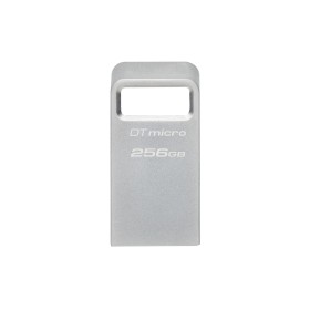 Kingston Technology DataTraveler Micro unidade de memória USB 256 GB USB Type-A 3.2 Gen 1 (3.1 Gen 1) Prateado