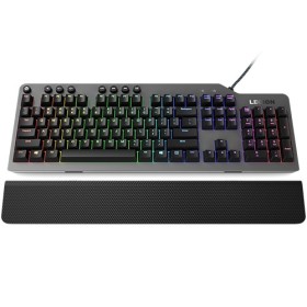 Lenovo Legion K500 teclado Jogos USB QWERTY Inglês (Estados Unidos) Preto, Cinzento