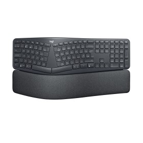 Logitech ERGO K860 teclado Escritório RF Wireless + Bluetooth QWERTY Estados Unidos (Internacional) Grafite