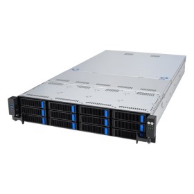 ASUS RS520A-E12-RS12U Socket SP5 Rack (2U) Preto, Aço