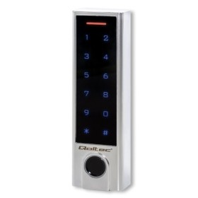 Qoltec Code lock TITAN with fingerprint reader | RFID | BT 4.0 |Code | Card | key fob | Doorbell| IP68 | EM
