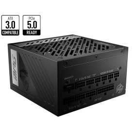 MSI MPG A850G PCIE5 fonte de alimentação 850 W 24-pin ATX ATX Preto