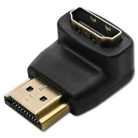 Qoltec HDMI adapter A male | HDMI A female | angle