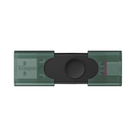 Kingston Technology DataTraveler DuoG2 unidade de memória USB 128 GB USB Type-A   USB Type-C 3.2 Gen 1 (3.1 Gen 1) Preto, Verde