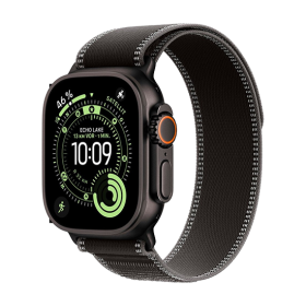 Watch Apple Watch Ultra 3 (2025) 5G 49mm Black Titanium Case with Trail Loop S/M - Black/Charcoal