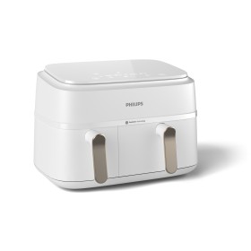 Philips 3000 series NA353 10 fritadeiras Duplo 9 l Independente 2750 W Fritadeira a ar quente Prateado, Branco