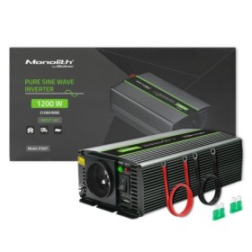 Qoltec Pure Sine Wave Inverter Monolith| 600W | 1200W | 24V to 230V
