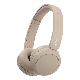 Sony WH-CH520 Auscultadores Sem fios Fita de cabeça Chamadas Música USB Type-C Bluetooth Suporte de carregamento Creme