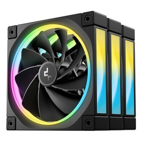 DeepCool FL12R-3 IN 1 Caixa de computador Ventoinha 12 cm Preto 3 unidade(s)